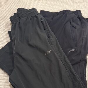 Men's Black and Gray Joggers trail side brand